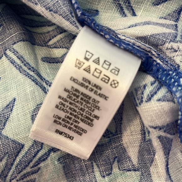 Sigrid Olsen 100% Linen long-sleeved top-so flattering and airy! Size L - Picture 4 of 4